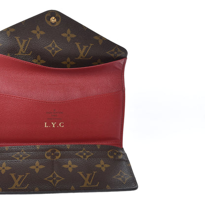 Louis Vuitton Monogram Josephine Wallet Red 5 of 7