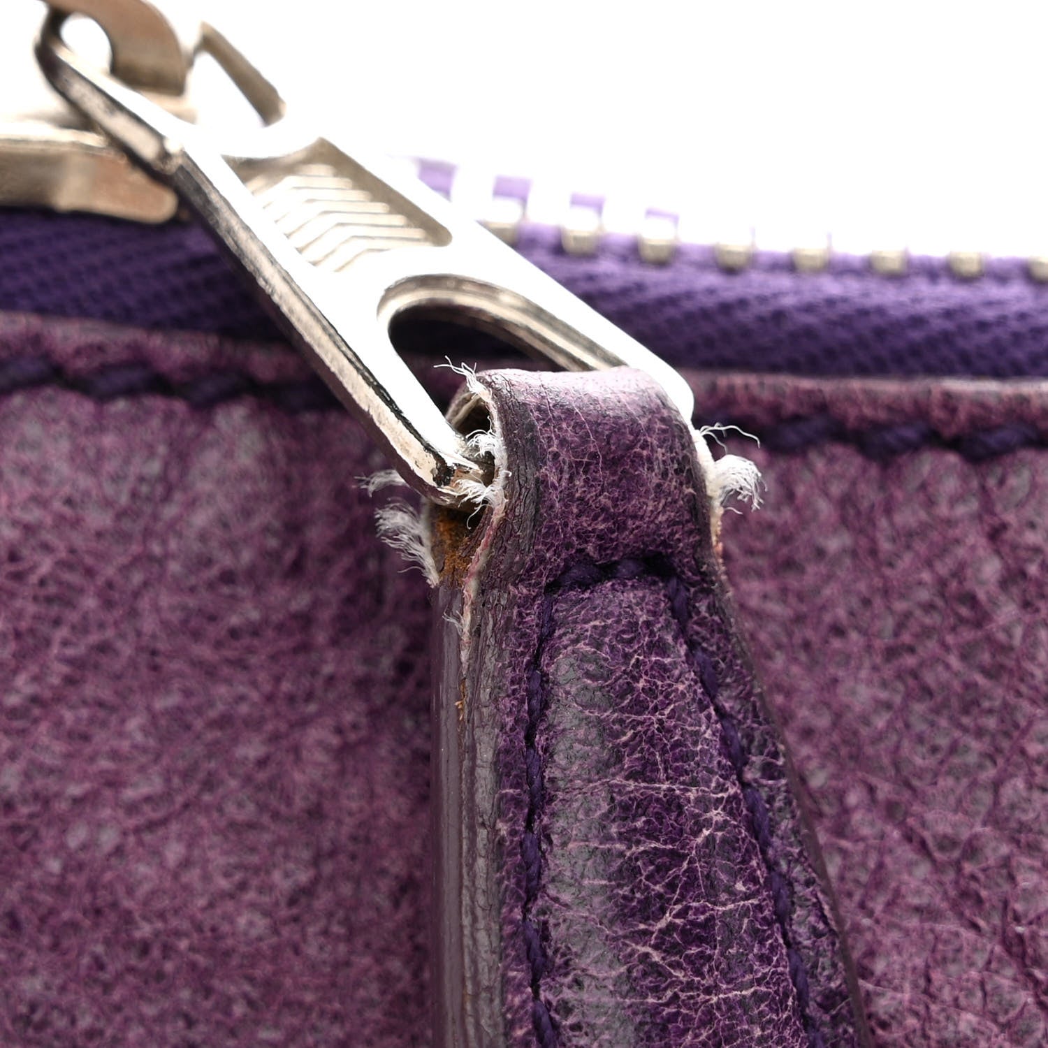 Balenciaga Agneau Giant 21 Silver Hardware Work Raisin 14 of 15