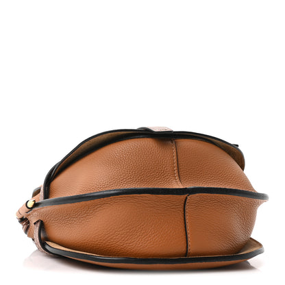Loewe Grained Calfskin Small Gate Crossbody Bag Caramel Pecan 4 of 10