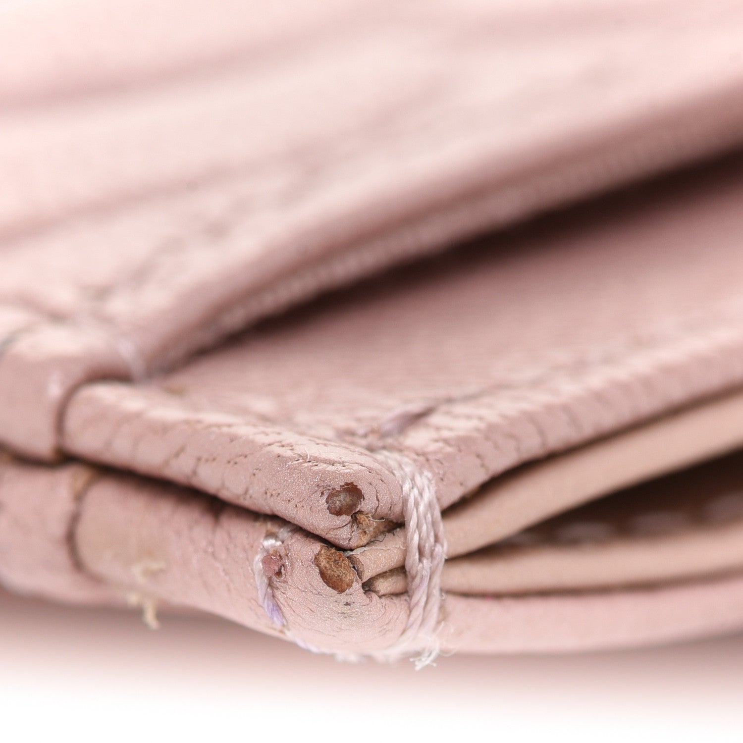 Chanel Goatskin Camellia Embossed Card Holder Light Pink 12 of 14