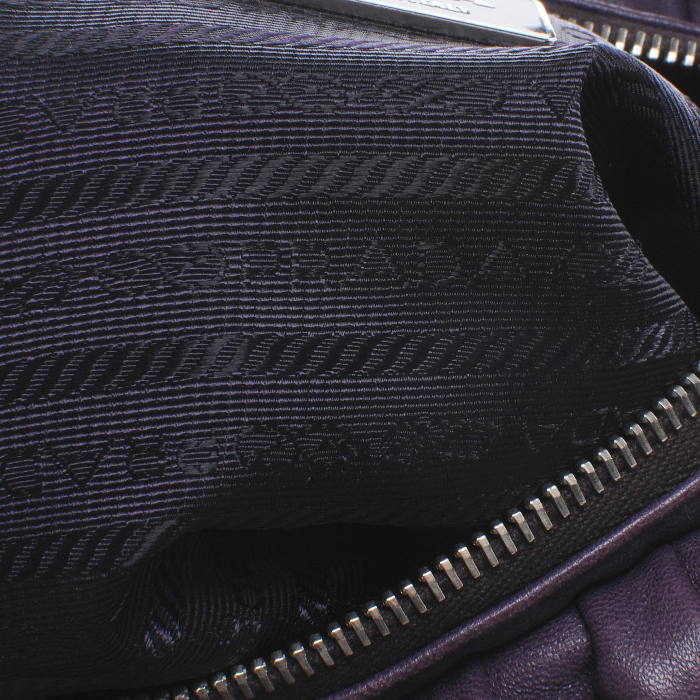 Nappa Leather Bow Satchel Viola