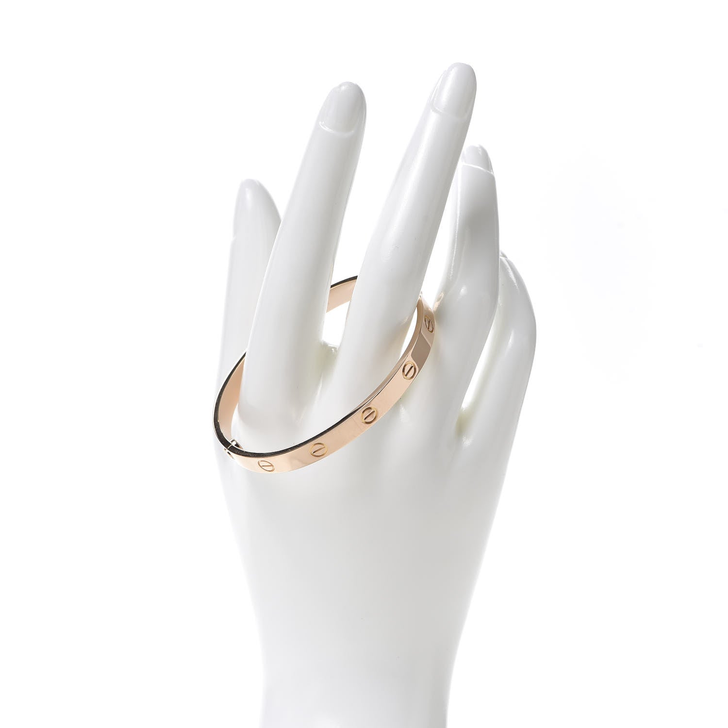 Cartier 18K Pink Gold LOVE Bracelet 17 2 of 6
