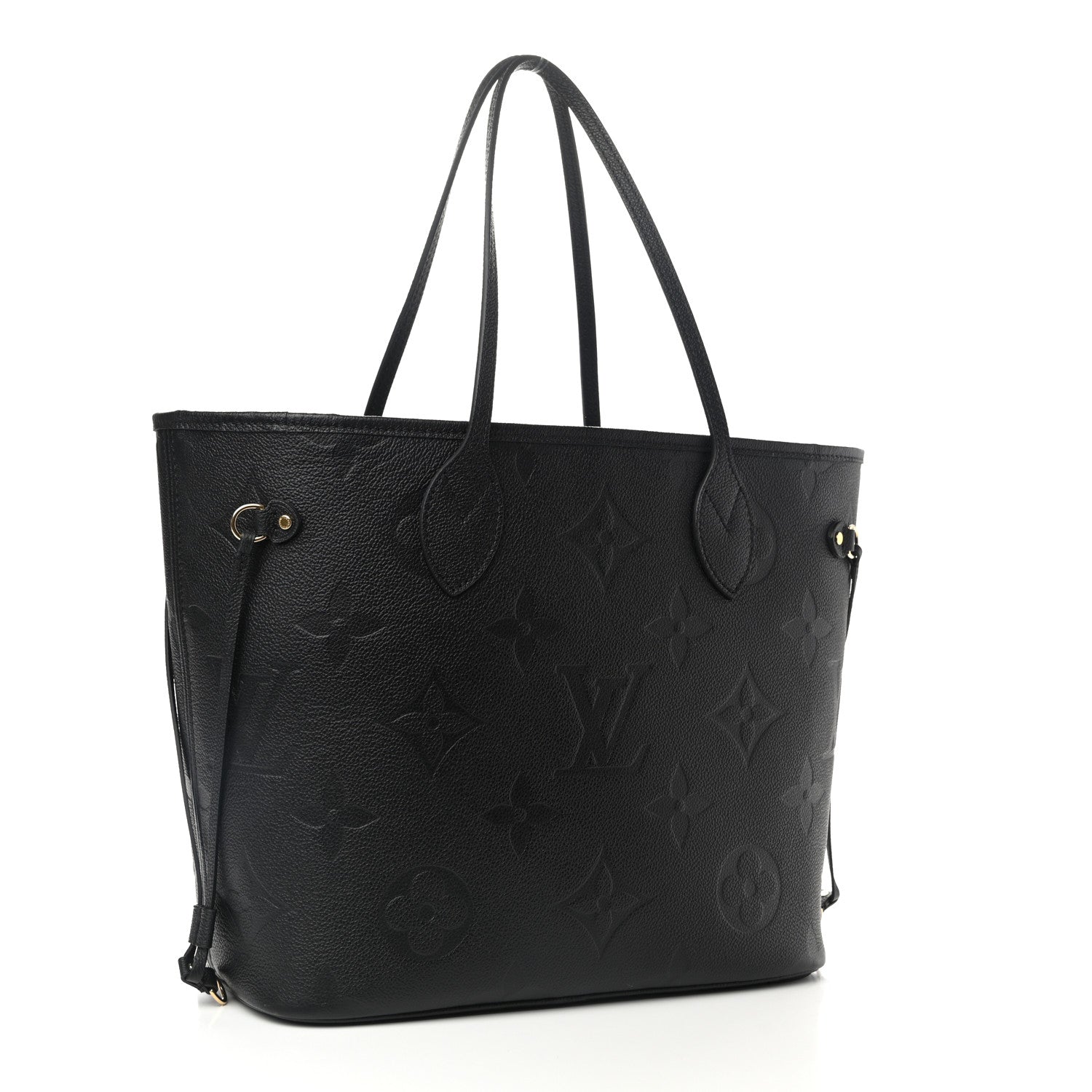 Louis Vuitton Empreinte Monogram Giant Neverfull MM Black 4 of 11
