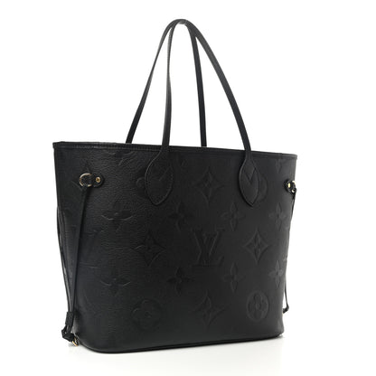 Louis Vuitton Empreinte Monogram Giant Neverfull MM Black 4 of 11