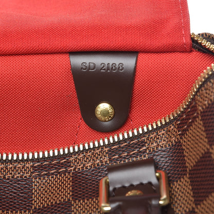 Louis Vuitton Damier Ebene Speedy Bandouliere 25 7 of 10
