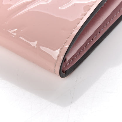 Louis Vuitton Vernis Sarah Compact Wallet Rose Ballerine 6 of 10