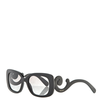 Prada Acetate Baroque Sunglasses SPR 27O Black 1 of 8
