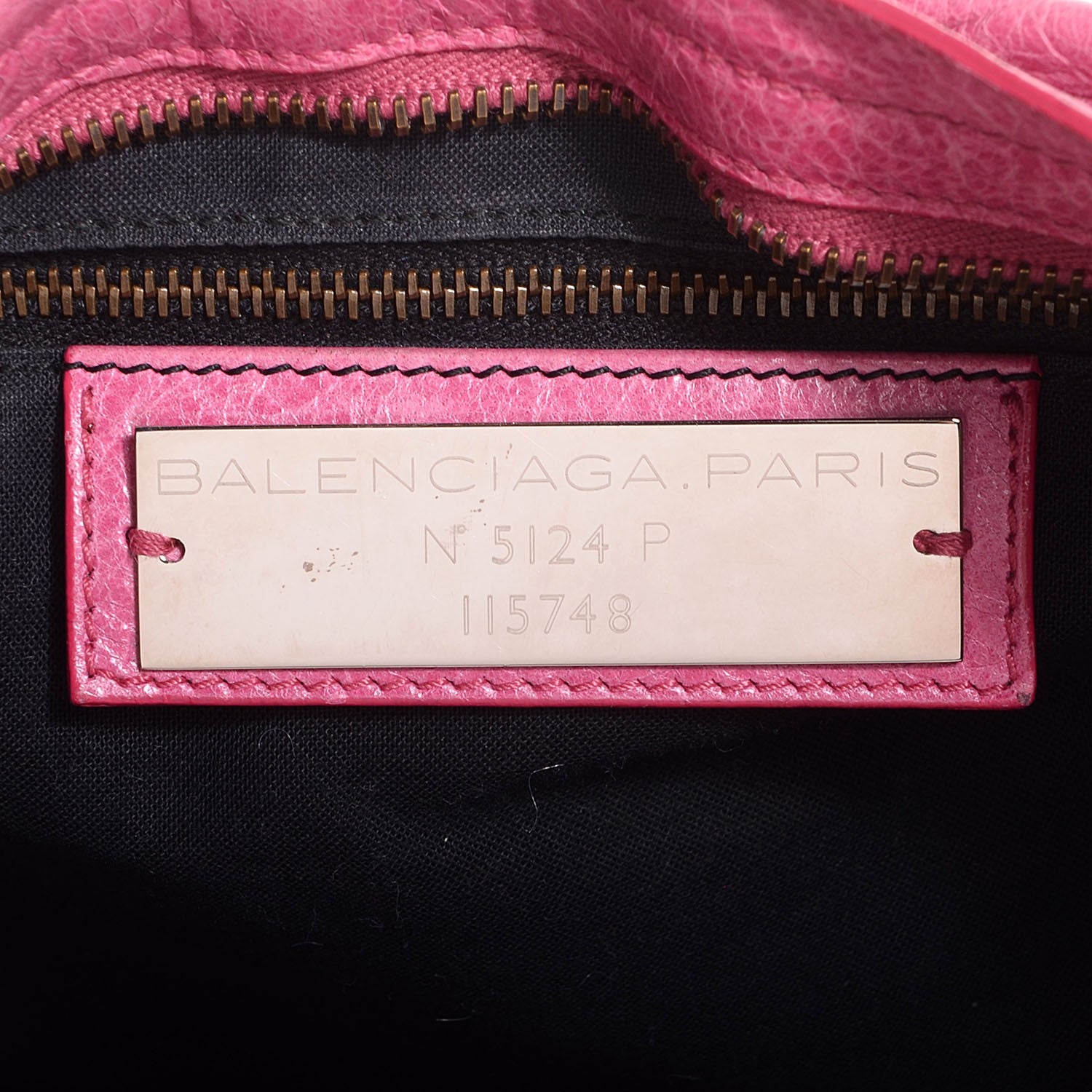 Balenciaga Agneau Classic Hardware City Sorbet 7 of 16