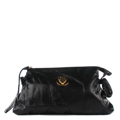 Gucci Leather Large Hysteria Clutch Black 1 of 7