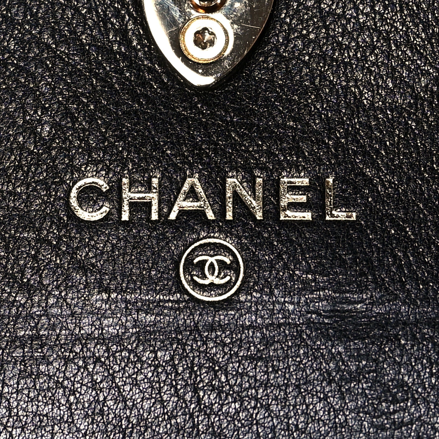 Calfskin Diamond Stitched CC Wallet Black