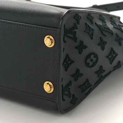 Louis Vuitton Calfskin Monogram Tufting On My Side Black 8 of 8