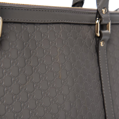 Gucci Soft Microguccissima Small Zippered Satchel Loess 7 of 12