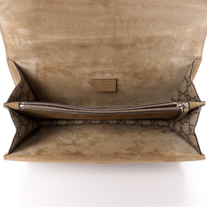 Gucci GG Supreme Monogram Small Dionysus Shoulder Bag Taupe 5 of 16