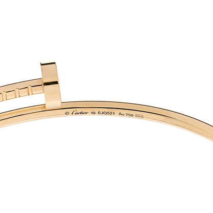 Cartier 18K Yellow Gold Small Juste Un Clou Bracelet 19 3 of 4