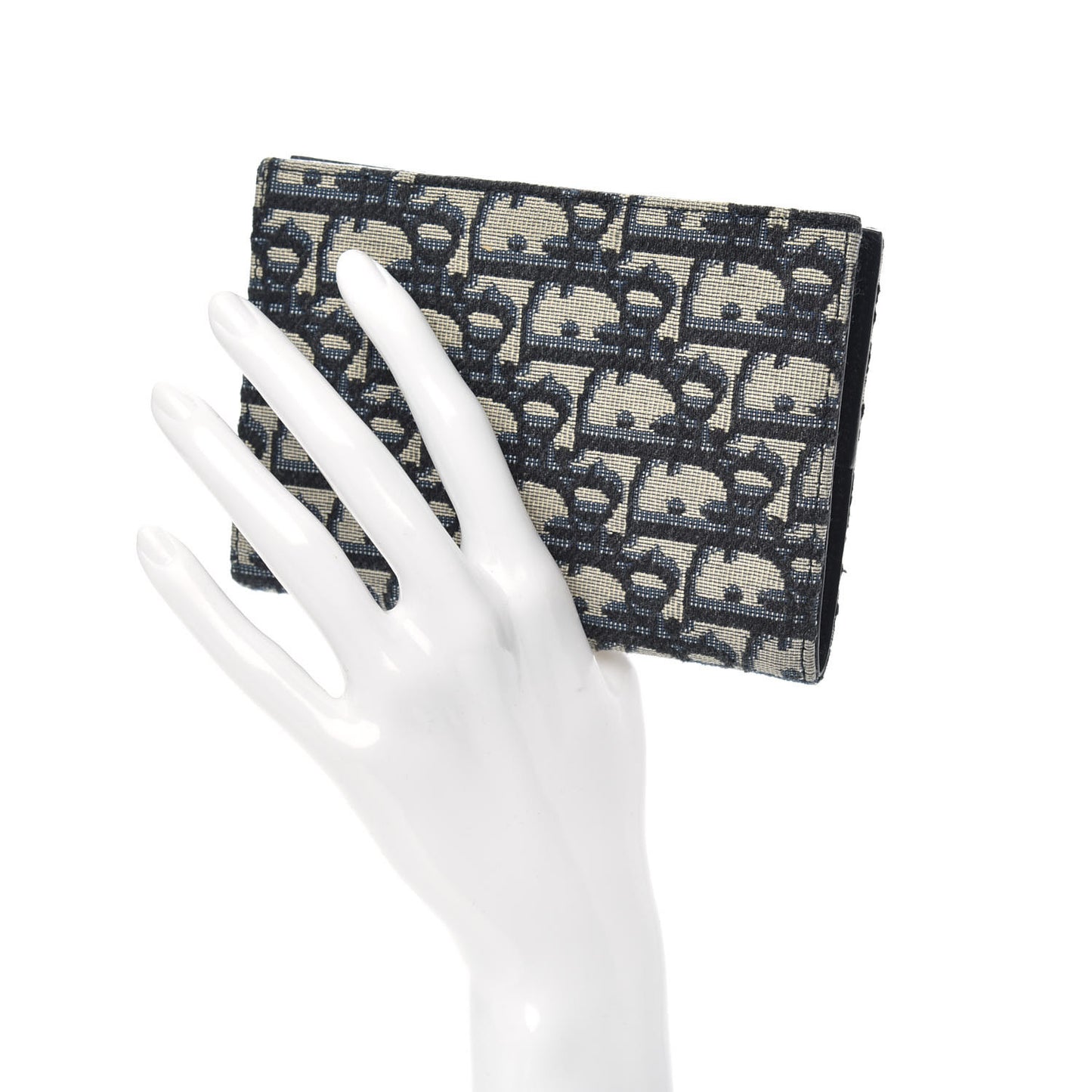 Oblique Passport Holder Blue