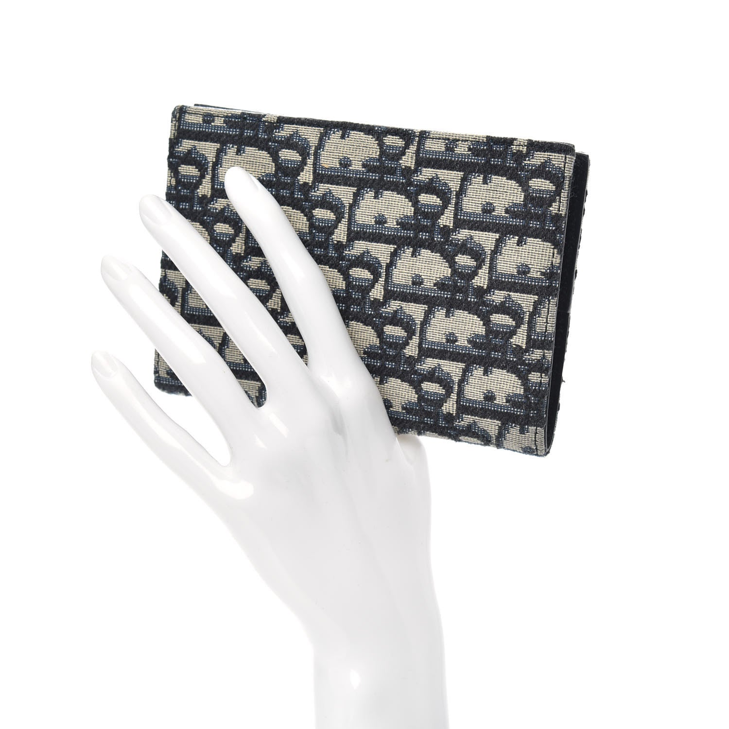 Christian Dior Oblique Passport Holder Blue 2 of 8