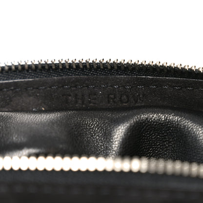 The Row Suede Small Slouchy Banana Bag Black 6 of 10