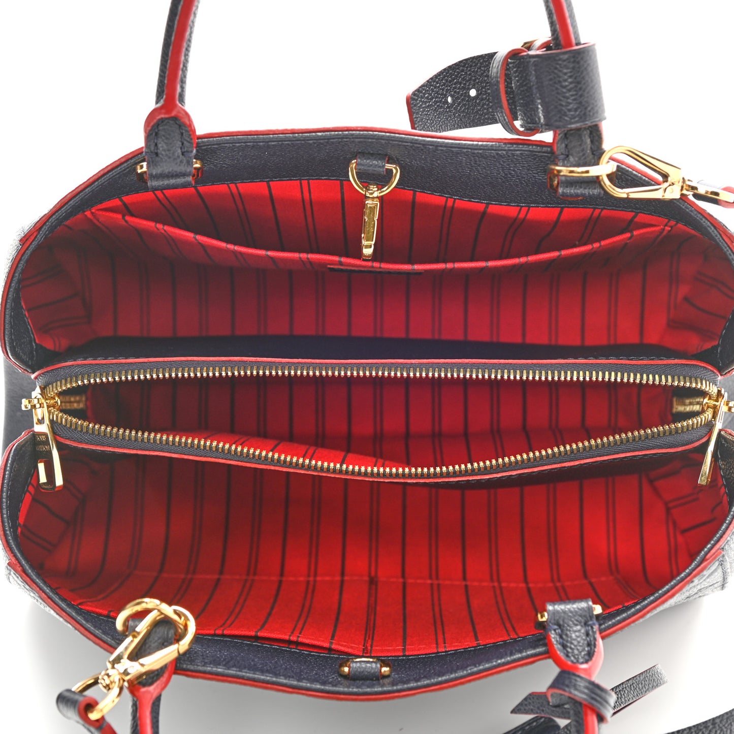 Empreinte Montaigne MM Marine Rouge