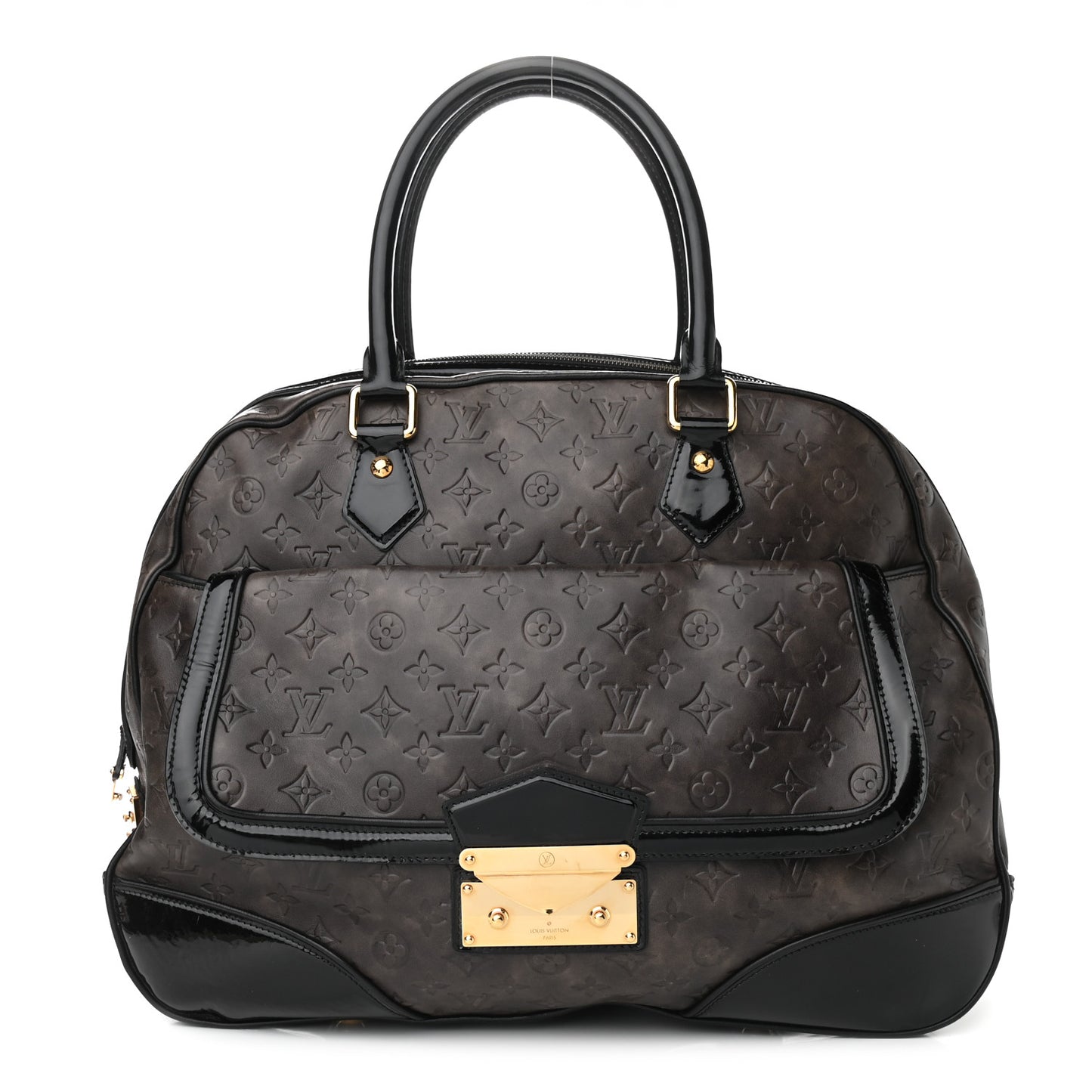 Monogram Embossed Cuir Alizee Gris