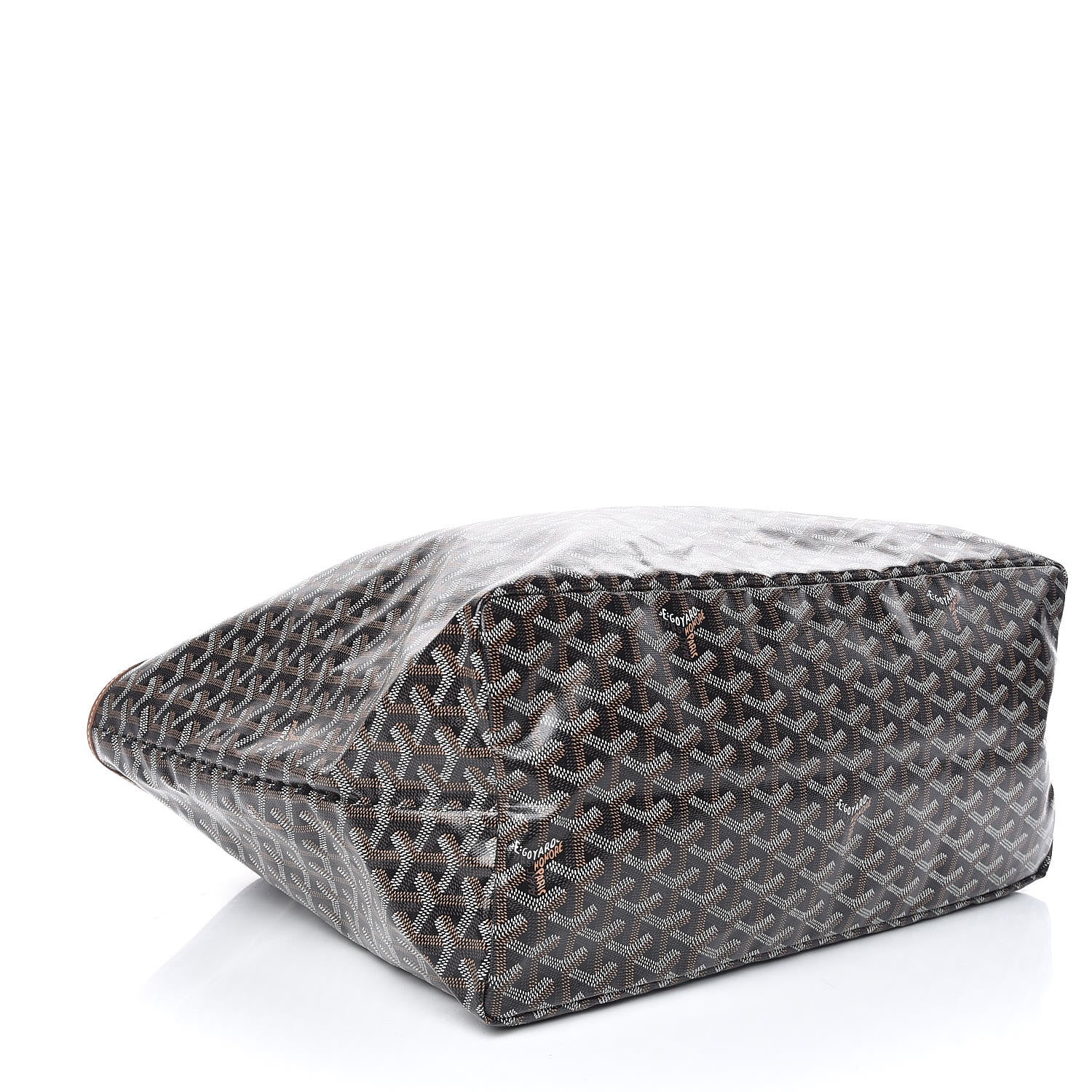 Goyard Goyardine Saint Louis GM Black Gold 4 of 9