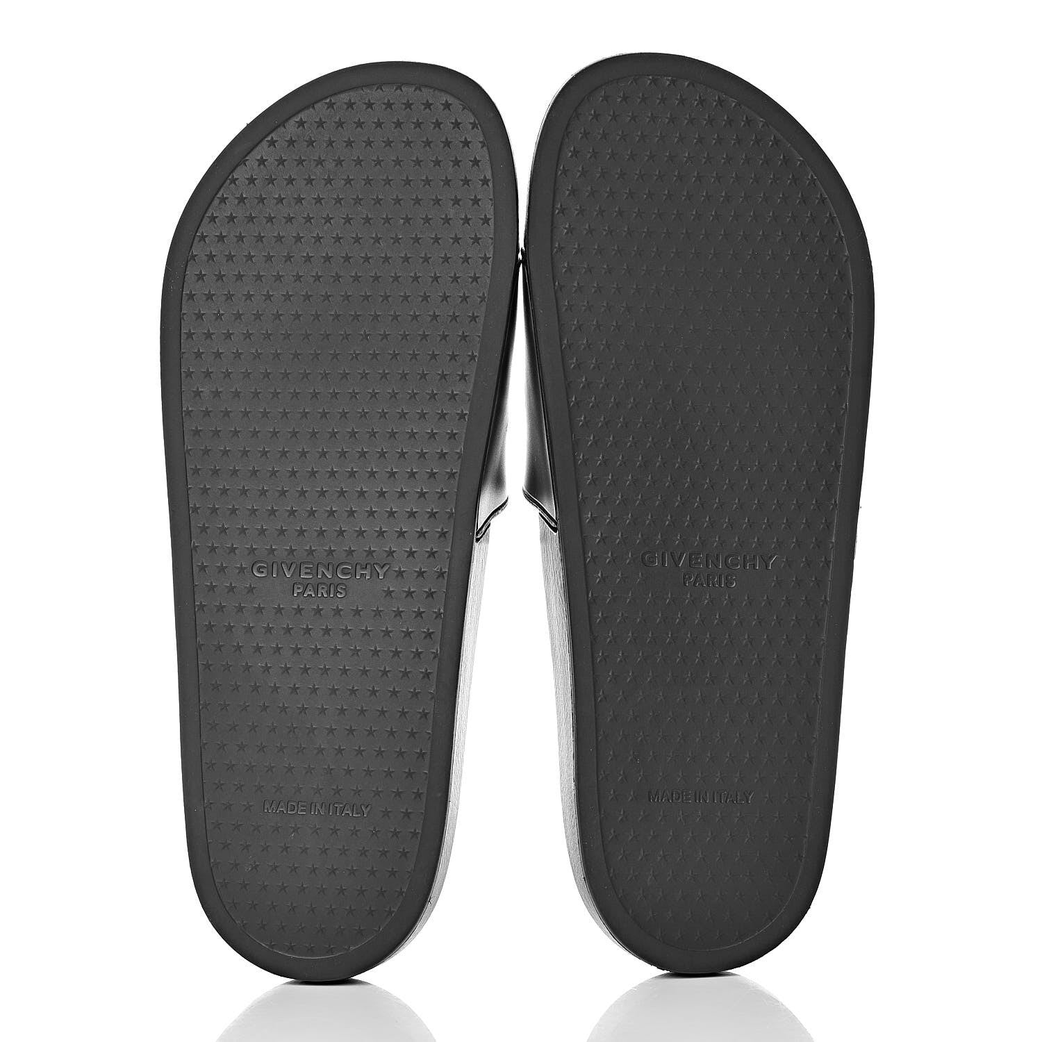 Givenchy Rubber Logo Pool Slide Sandals 41 Black 5 of 8