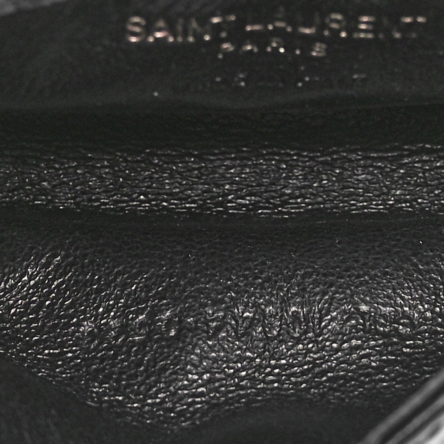 Saint Laurent Crinkled Calfskin Matelasse Monogram Niki Airpods Holder Micro Bag Black 5 of 10