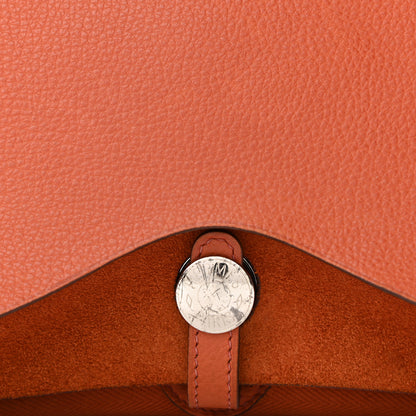 Hermes Vache Liegee Toile Sac Colorado MM Potiron 6 of 10