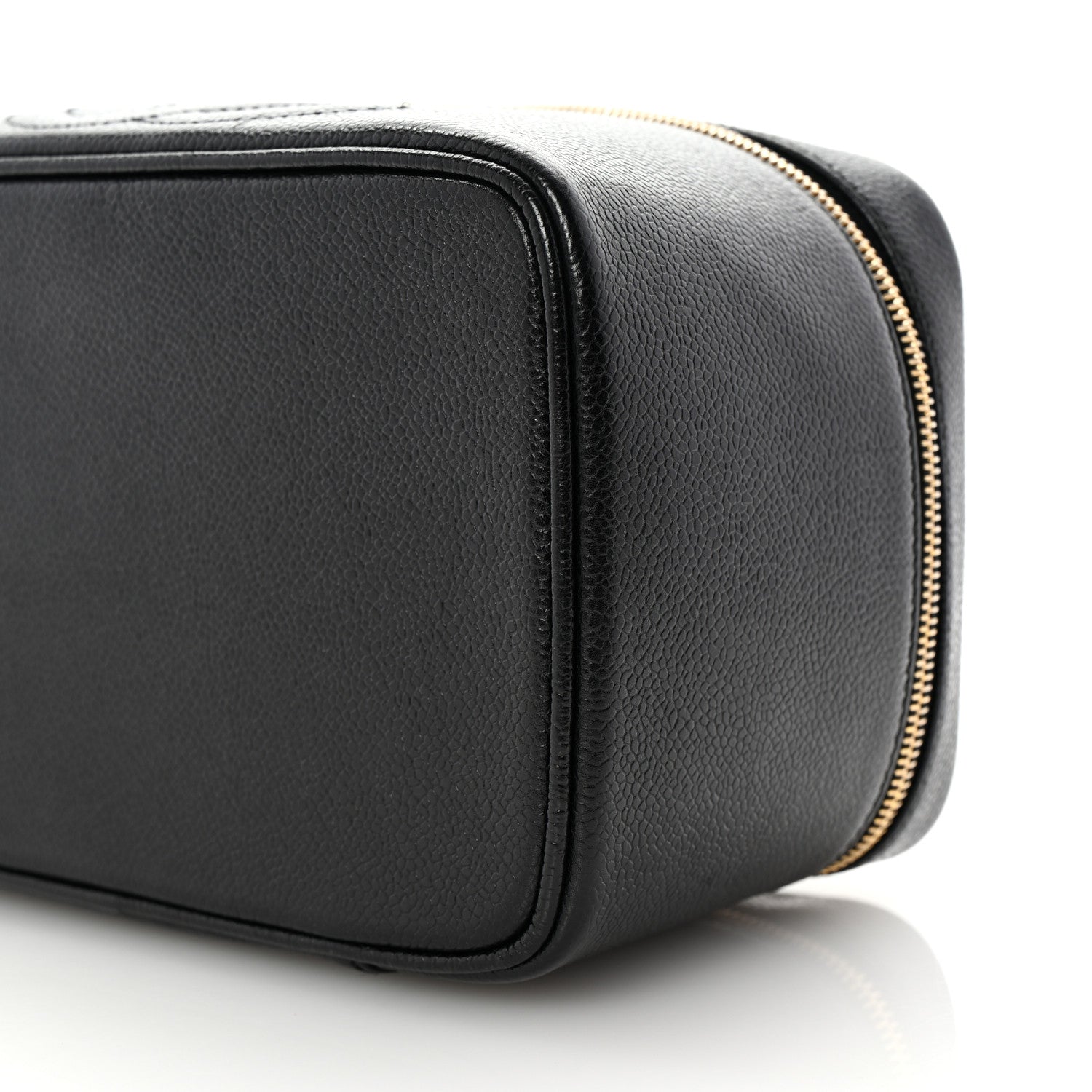 Chanel Caviar CC Vanity Cosmetic Case Black 9 of 10