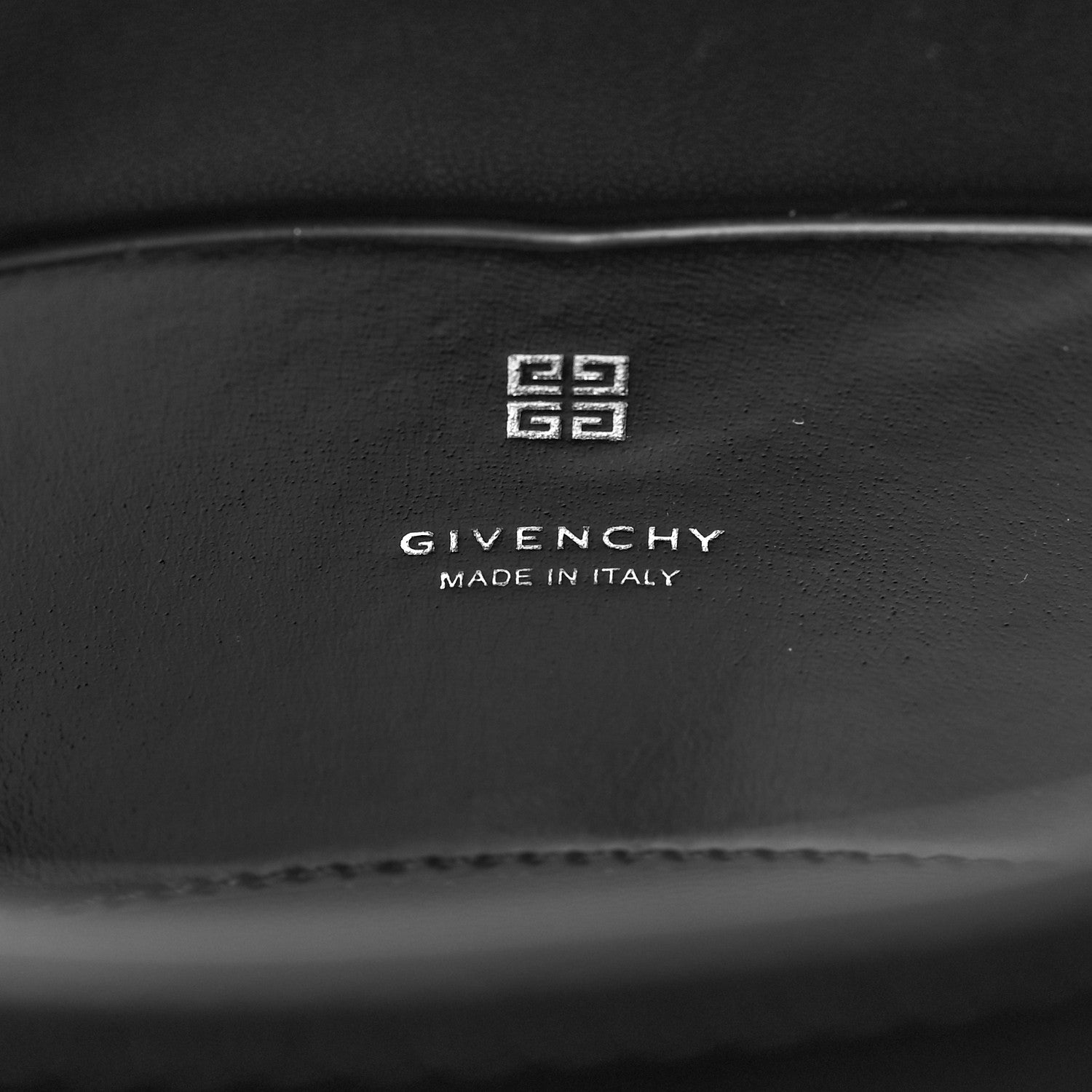 Givenchy Box Calfskin Shark Lock Bucket Bag Black 6 of 9