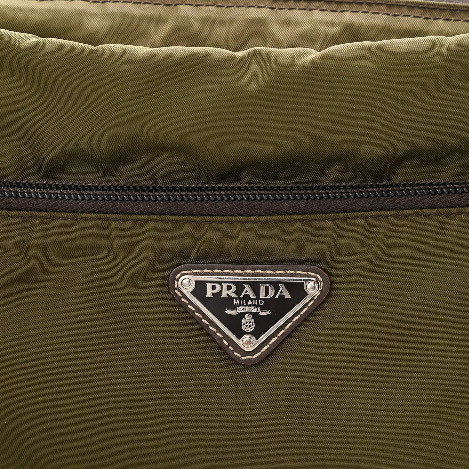 Prada Nylon Tessuto Vela Sport Messenger Bag Bruciato 14 of 14