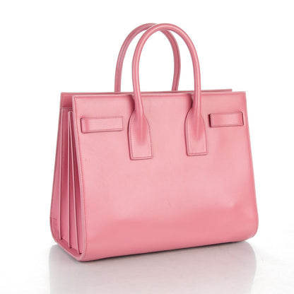 Saint Laurent Calfskin Small Sac De Jour Dark Rose 3 of 7