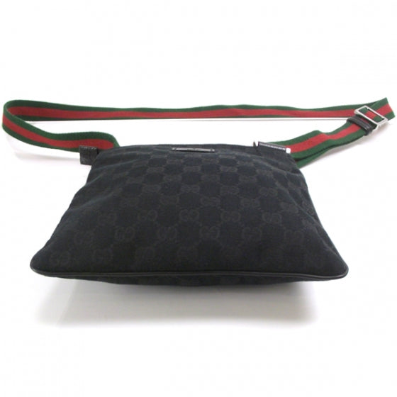 Gucci Monogram Cross Body Bag Black 4 of 10