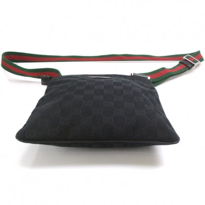 Gucci Monogram Cross Body Bag Black 4 of 10