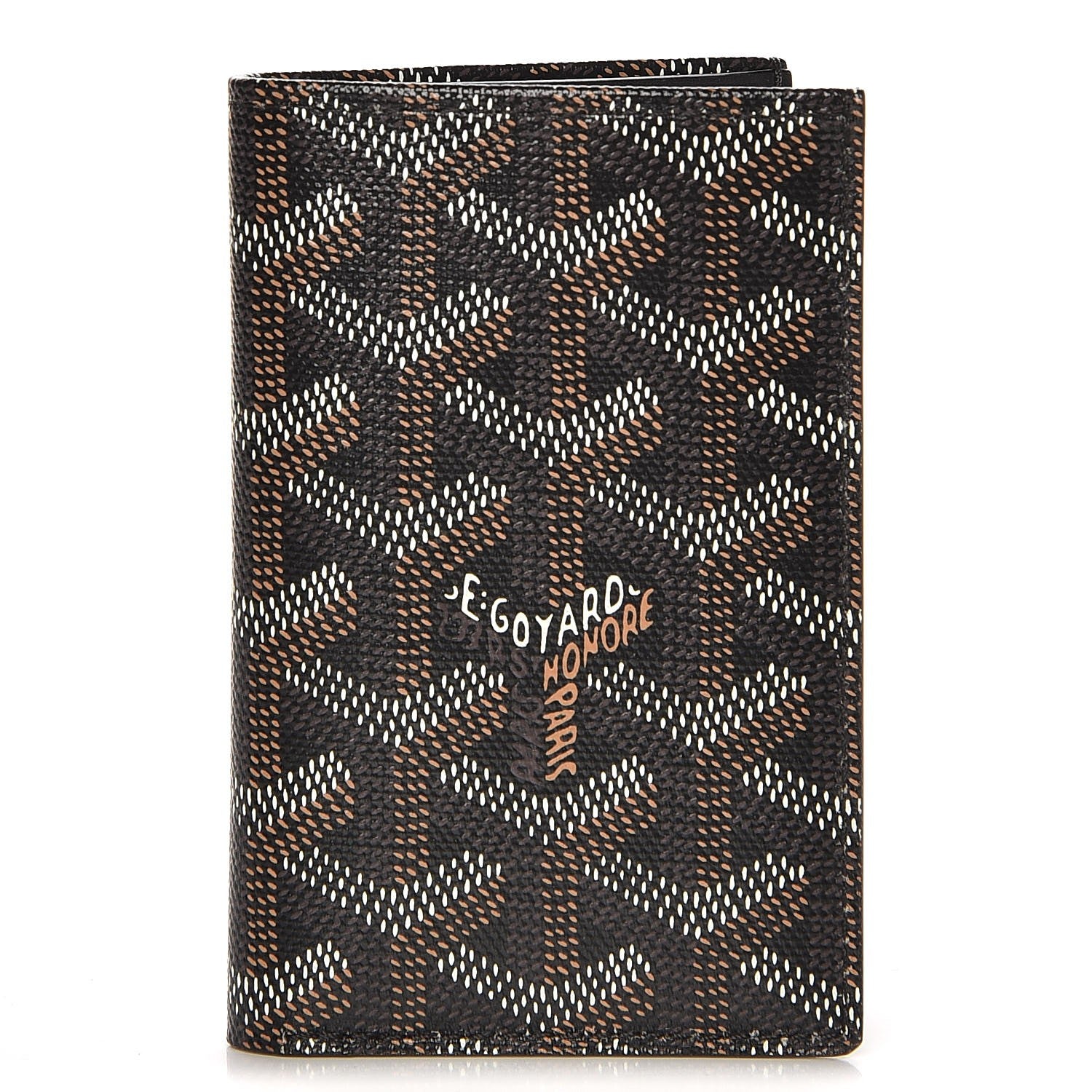 Goyard Goyardine Saint Pierre Card Holder Black 1 of 8