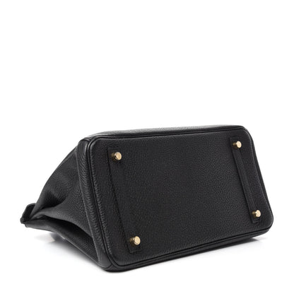 Hermes Togo Birkin 30 Black 5 of 33