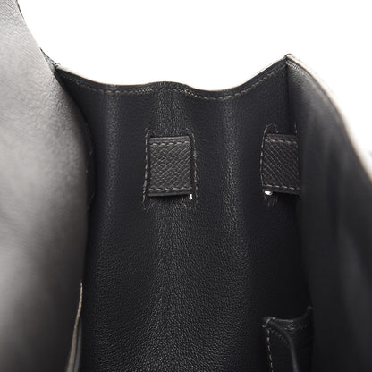 Hermes Epsom Kelly Sellier 40 Graphite 20 of 37