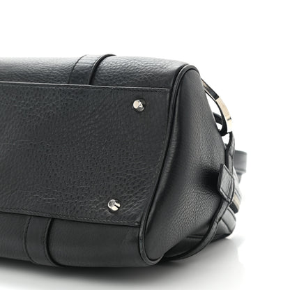 Christian Dior Calfskin Logo Charms Boston Black 8 of 13