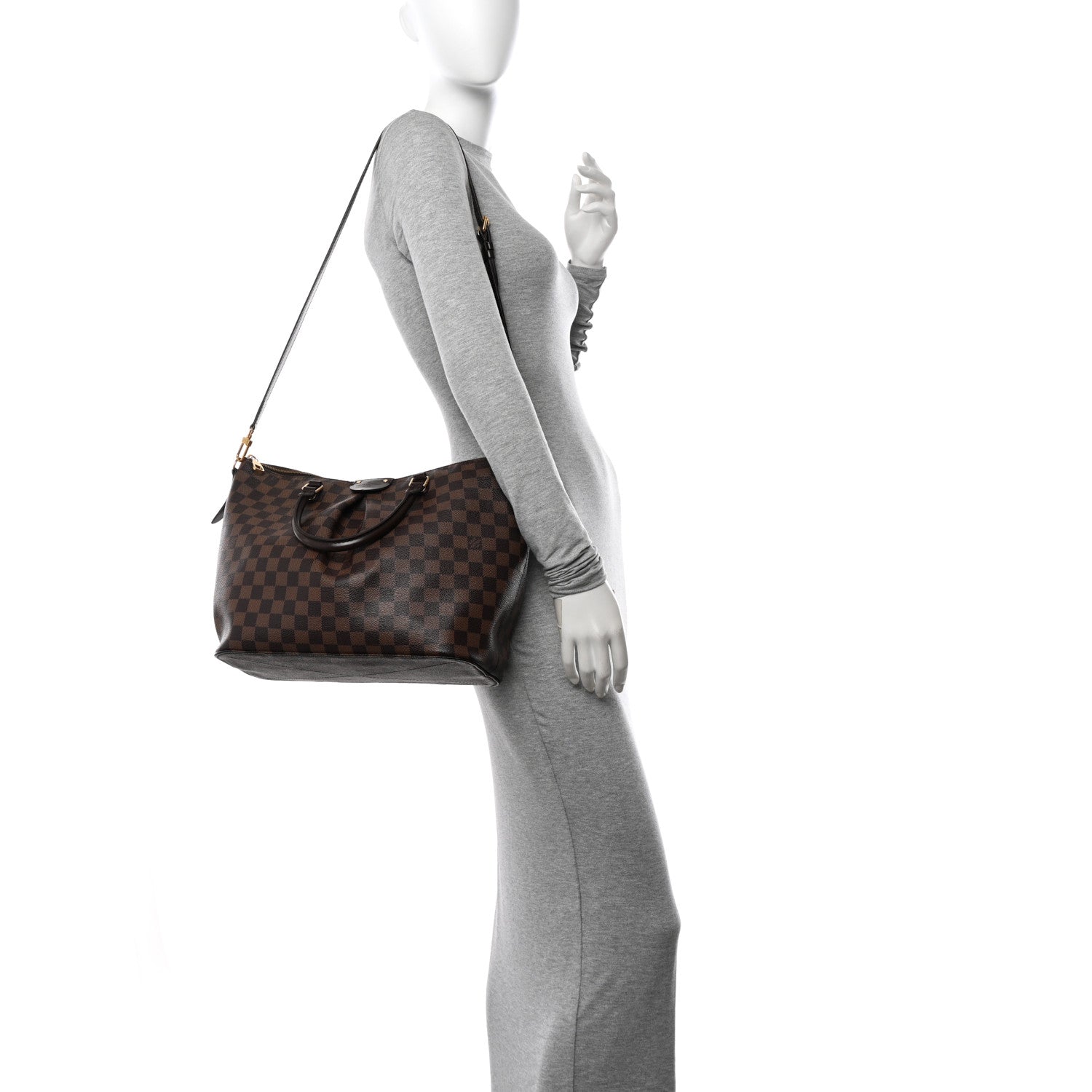 Louis Vuitton Damier Ebene Siena GM 2 of 14