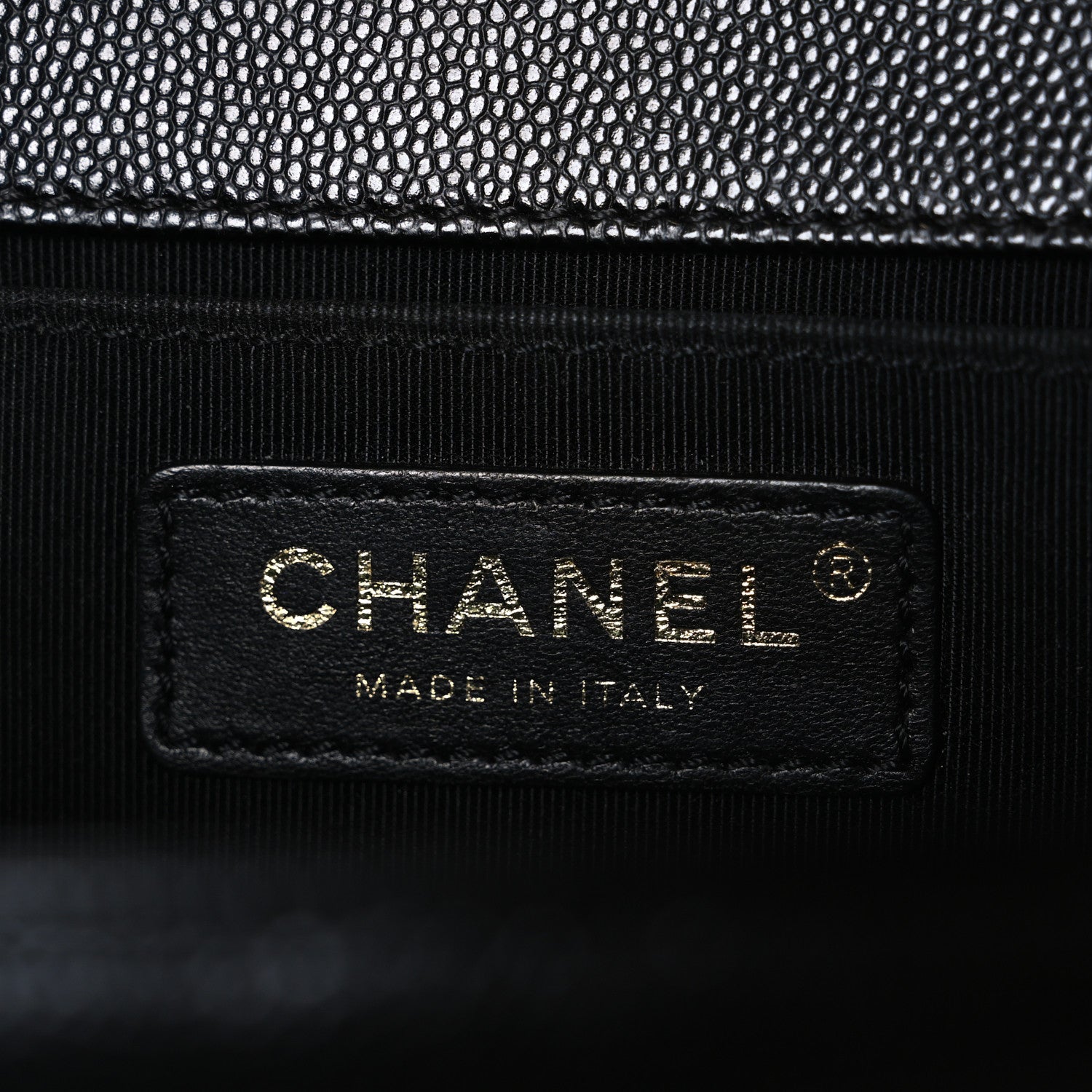 Chanel Caviar Quilted Medium Boy Flap Black 6 of 10