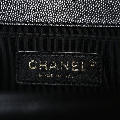 Chanel Caviar Quilted Medium Boy Flap Black 6 of 10