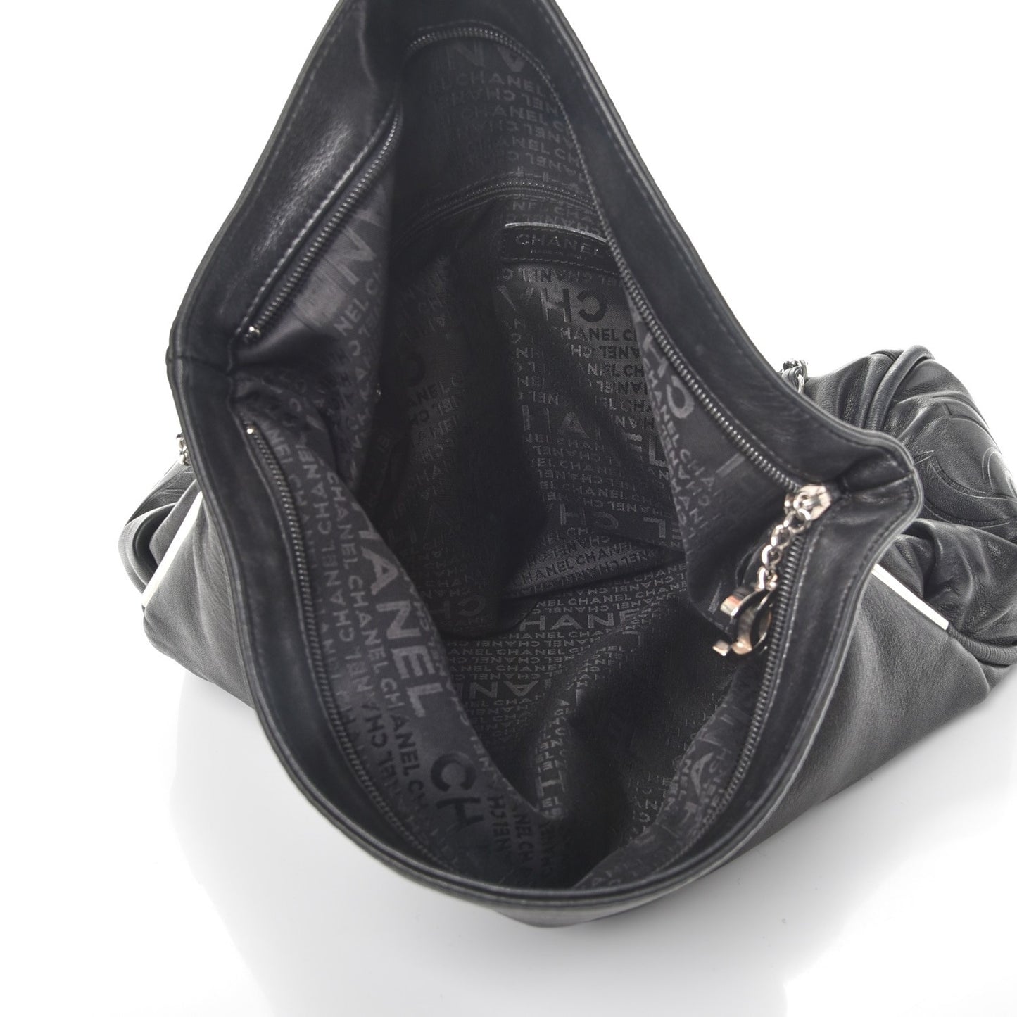 Lambskin Large Ultimate Soft Tote Black