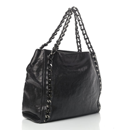 Chanel Glazed Caviar Modern Chain Tote Black 2 of 4