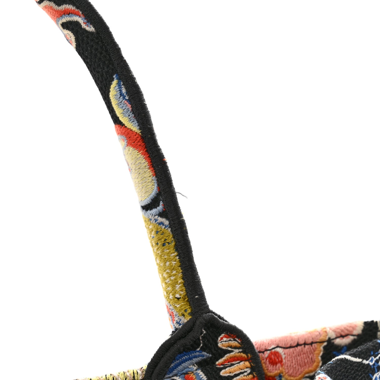 Christian Dior Canvas Zodiac Fantastico Embroidered Medium Book Tote Black Multicolor 11 of 14