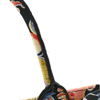 Christian Dior Canvas Zodiac Fantastico Embroidered Medium Book Tote Black Multicolor 11 of 14