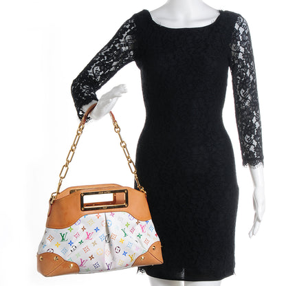 Lanvin LOUIS VUITTON Monogram Multicolor Judy MM White 2 of 10