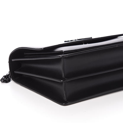 Saint Laurent Calfskin Large Monogram Sunset Black 8 of 9