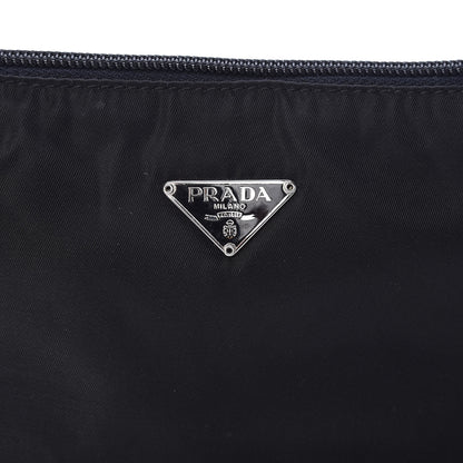 Prada Tessuto Nylon Pochette Bag Black 10 of 12