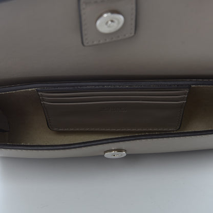 Chloe Suede Calfskin Mini Faye Shoulder Bag Motty Grey 7 of 10