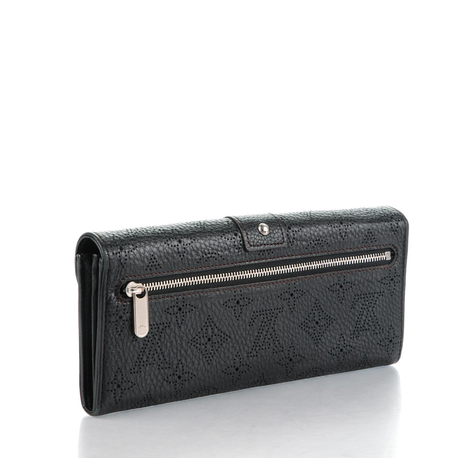 Louis Vuitton Mahina Amelia Clutch Wallet Black 3 of 7