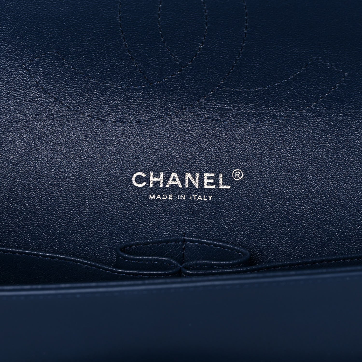 Chanel Patent Chevron Quilted Jumbo Double Flap Blue 6 of 11